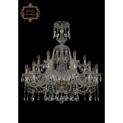 Хрустальная подвесная люстра 11.12.12+6.300.XL-90.Br.Sp
