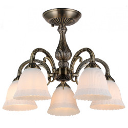 Потолочная люстра на штанге Versailles 1114/5PL E27 60W Bronze