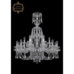 Хрустальная подвесная люстра 11.21.12+6.300.XL-95.Cr.Sp