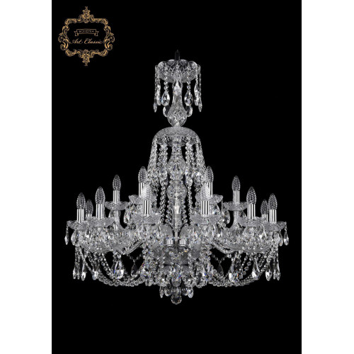 Хрустальная подвесная люстра 11.21.12+6.300.XL-95.Cr.Sp