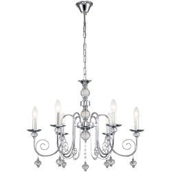 Подвесная люстра Shine 678/6PL E14*40W Chrome