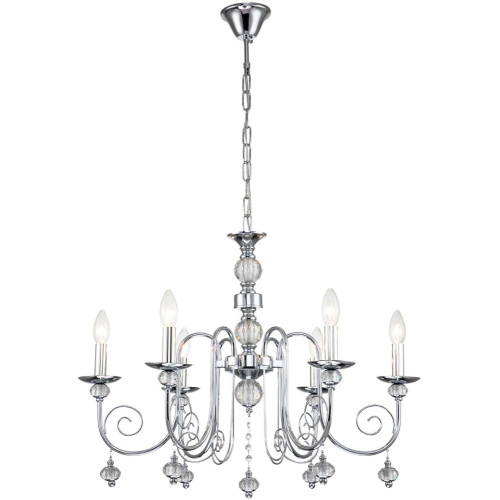 Подвесная люстра Shine 678/6PL E14*40W Chrome