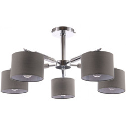 Люстра потолочная на штанге Isabel 700/5P E27*60W Chrome/Grey