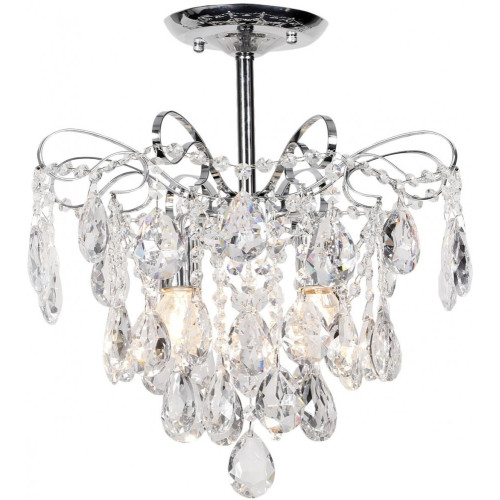 Потолочная люстра на штанге Crown 682/4PL Е27*60W Chrome