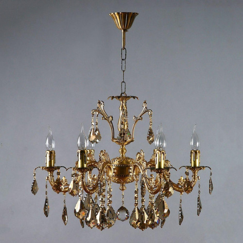 Подвесная люстра Ambiente Granada 2118/6 AB Leaf crystal