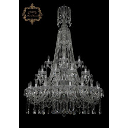 Хрустальная подвесная люстра 11.12.20+10+5.400.3d.XL-172.Cr.Sp
