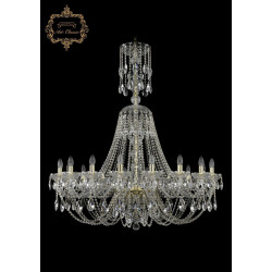 Хрустальная подвесная люстра 11.21.18.400.XL-128.Gd.Sp