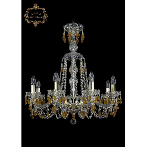 Хрустальная подвесная люстра 11.24.8.220.XL-70.Gd.V1003