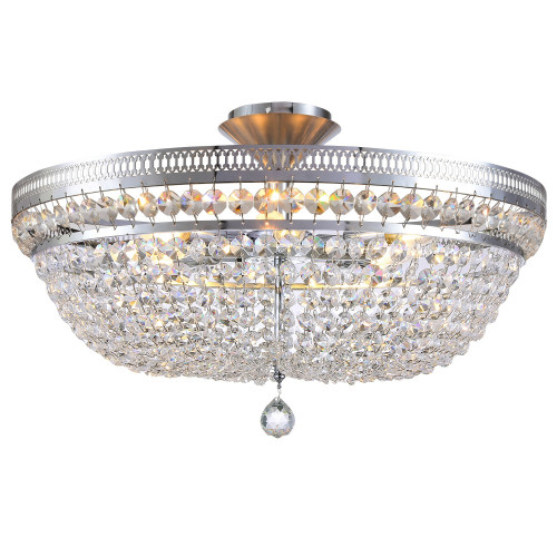 Потолочная люстра хрустальная BAROCCO 81405/8C CHROME