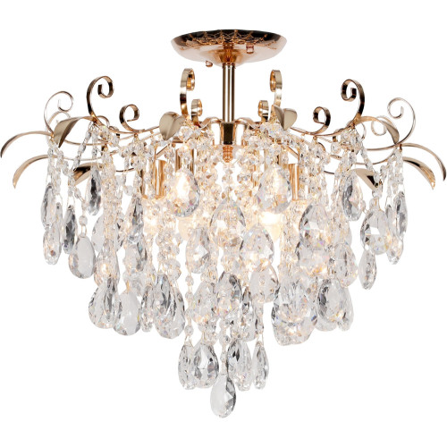 Потолочная люстра на штанге Kelly 1123/6PL E27*60W Gold