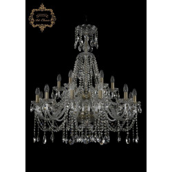 Хрустальная подвесная люстра 11.12.12+6.300.2d.XL-94.Br.Sp