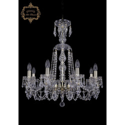 Хрустальная подвесная люстра 11.23.8.220.XL-70.Gd.Dr