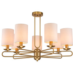 Потолочная люстра на штанге Eclipse 10166/7PL E14*40W Brass