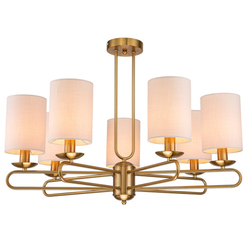 Потолочная люстра на штанге Eclipse 10166/7PL E14*40W Brass