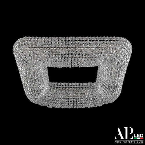 Подвесная/потолочная люстра хрустальная светодиодная Rimini S504.0.60.C.3000