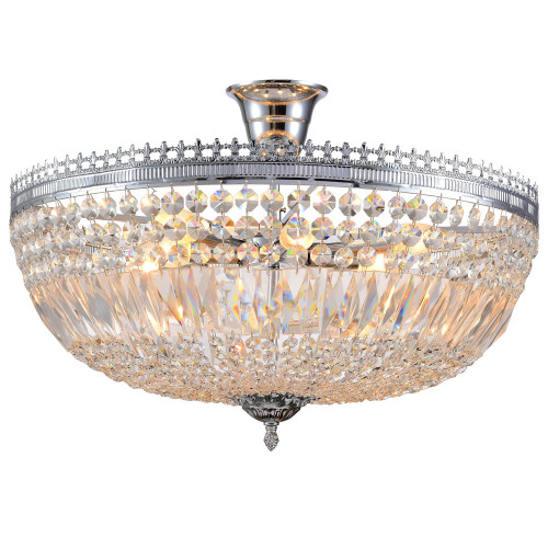 Потолочная люстра хрустальная ROCOCO 81406/8C CHROME
