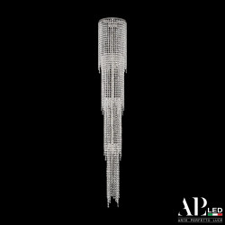 Подвесная/потолочная люстра хрустальная светодиодная Rimini S520.0.25-150.B.3000
