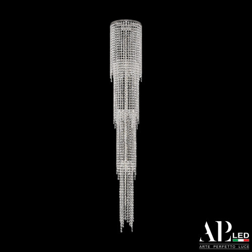 Подвесная/потолочная люстра хрустальная светодиодная Rimini S520.0.25-150.B.3000
