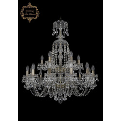 Хрустальная подвесная люстра 11.26.12+6.300.2d.XL-95.Br.B