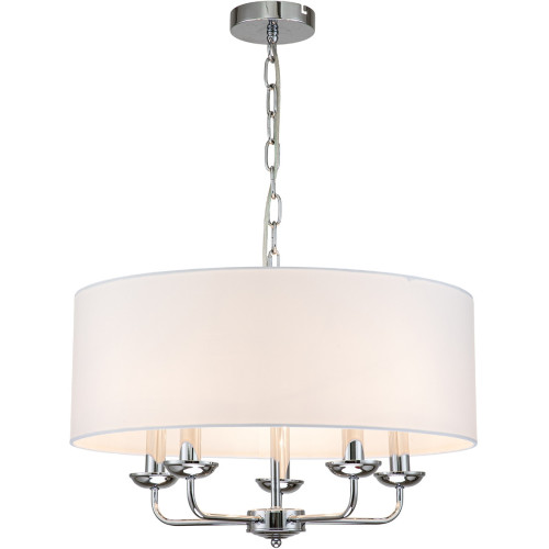 Подвесная люстра Bovilla 10175/5PL E14*40W Chrome