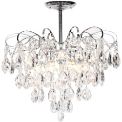 Потолочная люстра на штанге Crown 682/6PL Е27*60W Chrome
