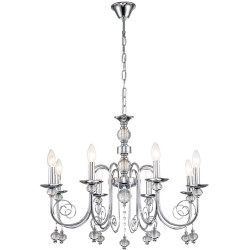 Подвесная люстра Shine 678/8PL E14*40W Chrome