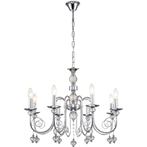 Подвесная люстра Shine 678/8PL E14*40W Chrome