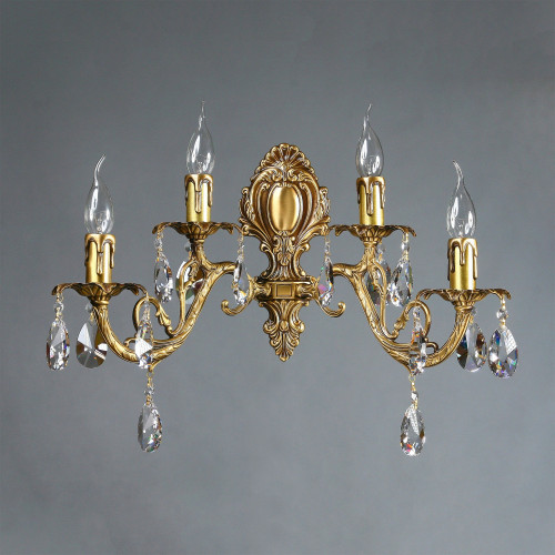 Бра Ambiente Alicante 8888/2+2 AB Leaf crystal