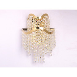 Бра хрустальное 10555/A gold