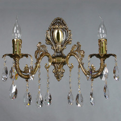 Бра Ambiente Granada 2118/2 PB Leaf crystal