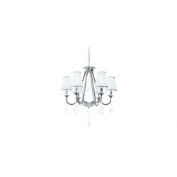 Подвесная люстра Milesia LDP 8926-6 WT+CHR