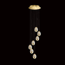 Подвесной светодиодный светильник TERRENE MD13003023-7A Gold