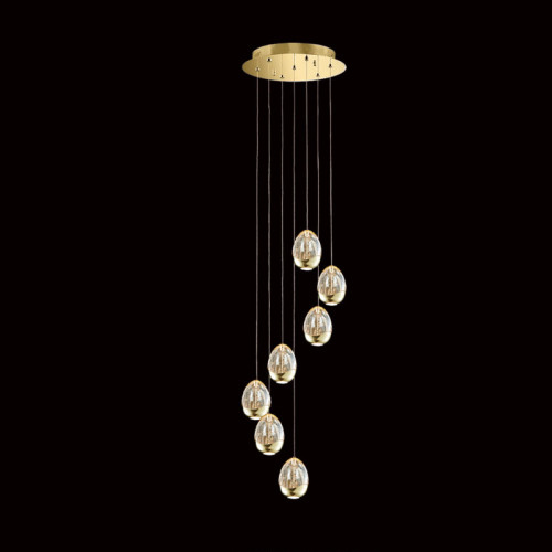 Подвесной светодиодный светильник TERRENE MD13003023-7A Gold
