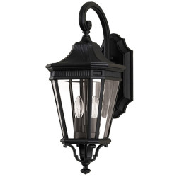 Настенный уличный фонарь Cotswold Lane FE-COTSLN2-M-BK