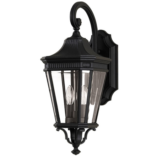 Настенный уличный фонарь Cotswold Lane FE-COTSLN2-M-BK