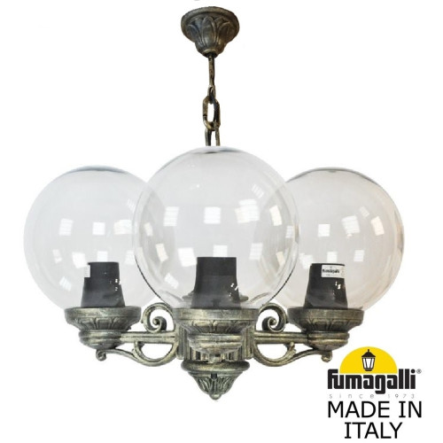 Уличный светильник подвесной Fumagalli GLOBE 250 G25.120.S30.BXF1R
