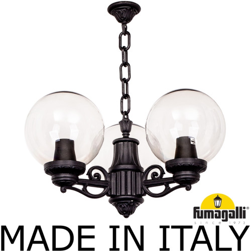 Уличный светильник подвесной Fumagalli GLOBE 250 G25.120.S30.AXF1R