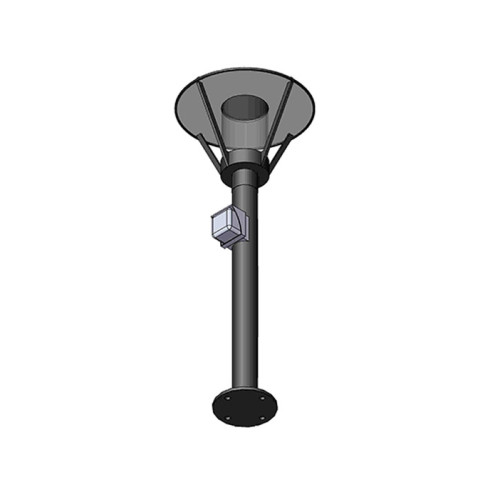 Наземный фонарь с розеткой Muse 651-11/b-03