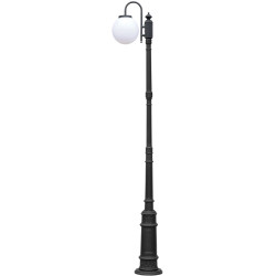 Наземный фонарь GLOBO L 88210L/10A/E7/down Bl