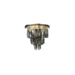 Настенный светильник хрустальный Chici  LDW 6002-3 GD+GY