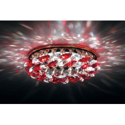 Встраиваемый светильник DL061.79.1/6 crystal/red