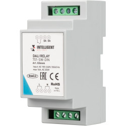 INTELLIGENT Релейный модуль DALI-701-SW-DIN (BUS, 16A) (IARL, DIN-рейка) 026464