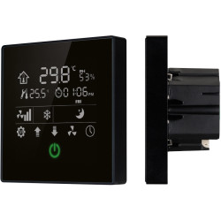 INTELLIGENT Панель-термостат KNX-113-35-IN (AUX, 20-30V, ext.T-sensor) (IARL, IP20 Пластик, 2 года) 025670