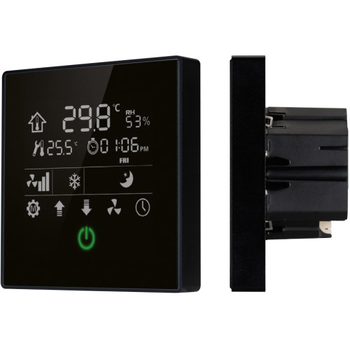 INTELLIGENT Панель-термостат KNX-113-35-IN (AUX, 20-30V, ext.T-sensor) (IARL, IP20 Пластик, 2 года) 025670