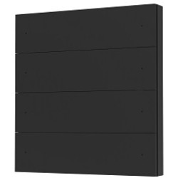 INTELLIGENT Кнопочная панель SMART-DMX512-801-22-8G-8SC-DIM-IN Black (230V, 2.4G) (IARL, IP20 Пластик, 5 лет) 039316