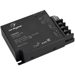 Диммер SMART-D6-DIM (12-24V, 1x20A, 2.4G) (Arlight, IP20 Металл, 5 лет) 028175