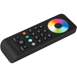 Пульт SMART-R43-RGBW Black (1 зона, 2.4G) (Arlight, IP20 Пластик, 5 лет) 031937