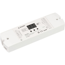 INTELLIGENT Декодер SMART-DMX512-204-62-RGBW-RDM-SUF (12-48V, 4x150-500mA) (IARL, IP20 Пластик, 5 лет) 037440