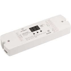 Декодер SMART-K20-DMX (12-48V, 4x700mA) (Arlight, IP20 Пластик, 5 лет) 023828