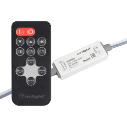 Диммер ARL-FINE-DIM Black (5-24V, 1x5A, RF ПДУ 11кн) (Arlight, IP20 Пластик, 1 год) 027192